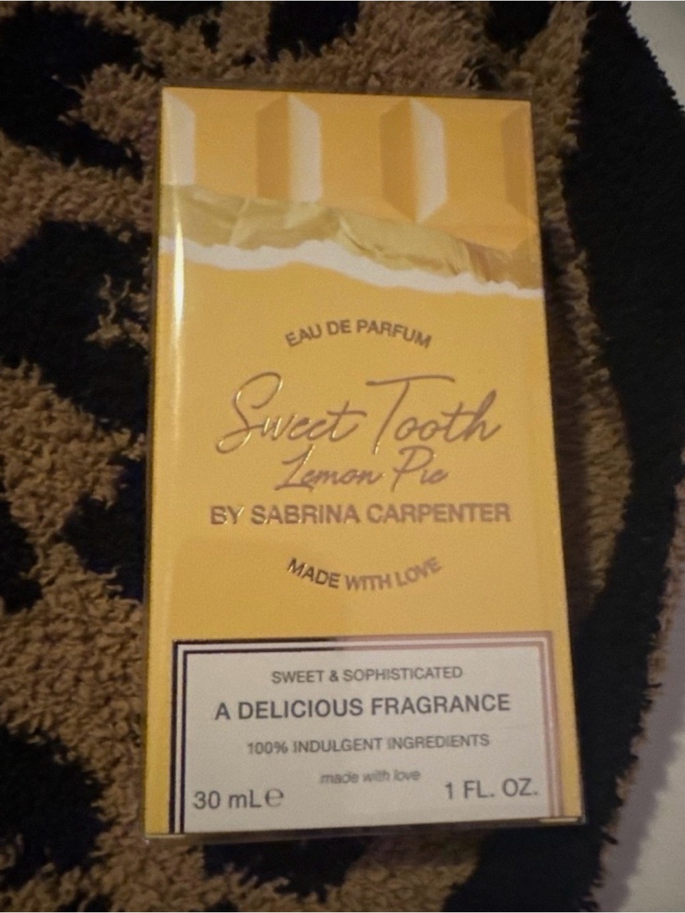 Sweet Tooth Lemon Pie Eau de Parfum by Sabrina Carpenter - Sealed - 30ml 1oz